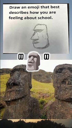 When School Turns You into a Moai Statue #shorts #memes