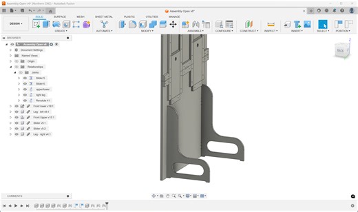 Changing the centre of rotation of a revolute join t
