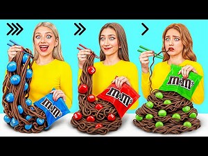 Fast, Medium or Slow Food Challenge | Funny Food Challenges by Candy DO