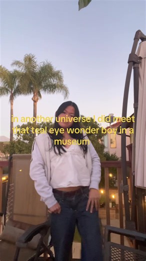 Meeting the Teal-Eyed Wonder Boy in a Museum