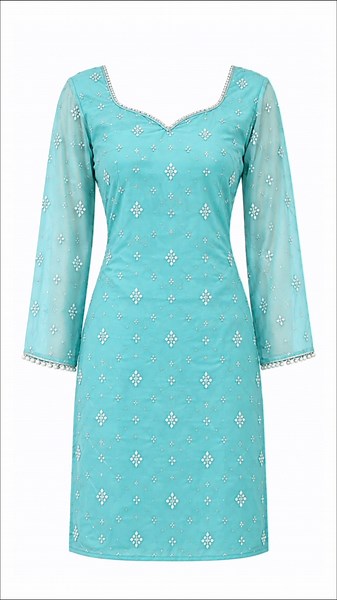💙 Turquoise Sharara Set with Silver Jhumka & Heels | Trending Festive Outfit 2026