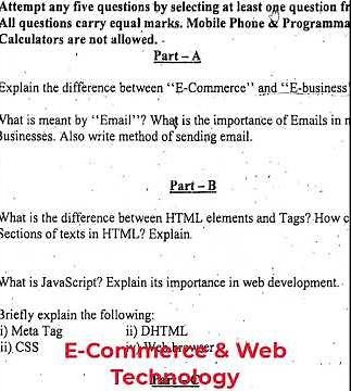 DIT New past papers Peshawar Board in PDF