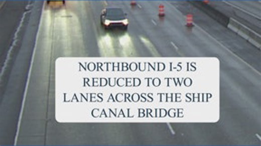 85K views · 187 reactions | Here's a look at the closure of the northbound lanes of I-5 over the Ship Canal Bridge in Seattle. | KING 5 | Facebook