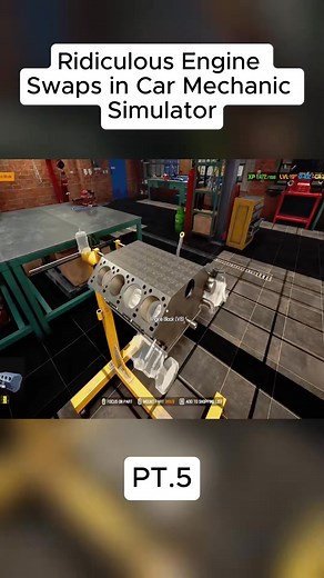 PT.5#gaming #game #car #cars #cargames | Engine Build Simulator