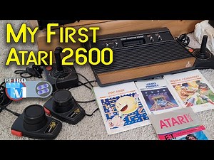 Setting up My First Atari 2600 Video Computer System - Gameplay & More!!