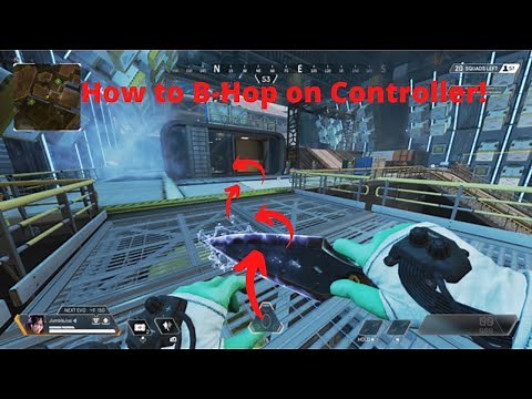 How to BUNNY HOP (B-HOP) on CONTROLLER in Apex Legends Season 9!