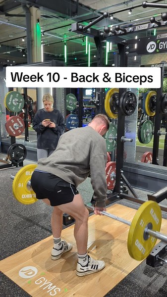 Week 10 Back & Bicep session Didn't have enough time to record the bicep portion as we had to leave for work THE WORKOUT: Pull ups ✅ - 3 sets Barbell Row - 2 sets of 10 - 1 set of 10 Lat pulldown - 1 set heavy 5 - 2 set 7 - 3 set 6 Machine high pull - 1 set 10 - 2 set 8 - 3 set 8 Cable Row - close grip - 1 set 8 - 2 set 7 Standing hammer curl (drop set) - 2 sets 10 Seated bicep curl - 2 sets 10 - 1 set 8 Standing EZ Bar curl - 2 sets of 10 @Victoria | Women Empowerment #operatorconditioning #ope