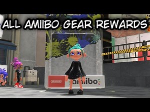 All Amiibo Gear Unlocks - Splatoon 3