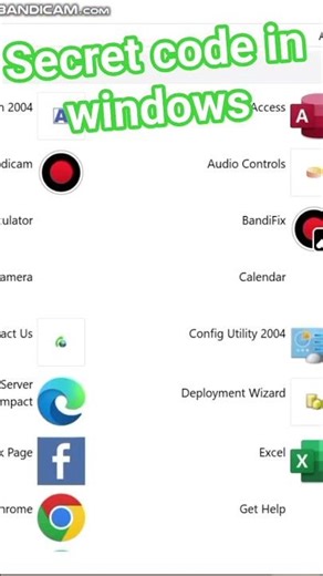 secret code in windows #windows #windows10 #shorts #code #win+r #tutorial #computer #learn #tiktok