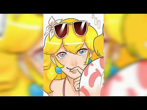 Just Peachy Comic Dub TF TG captions gender bender sexy princess peach transformation butt growth tg