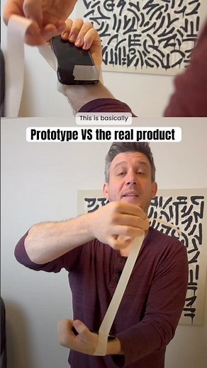 Prototype VS the real product.