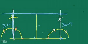 TO DRAW A LINE PARALLEL TO A GIVEN LINE AT A GIVEN DISTANCE FRO... | Filo