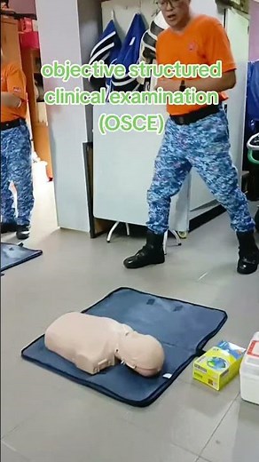 objective structured clinical examination (OSCE) :1 man CPR