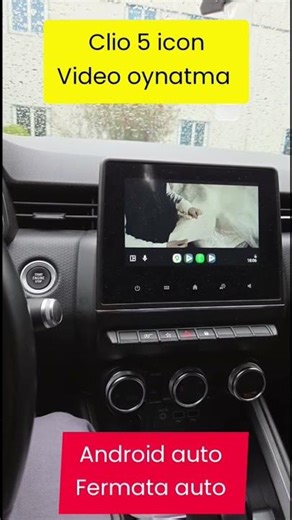 Clio 5 icon android auto üzerinden video oynatma #androidauto #fermata #videooynatma #renaultclio
