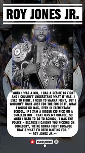 🥊💥Roy jones Jr. Boxing Story #royjonesjr #boxinghistory #boxing #boxingfans