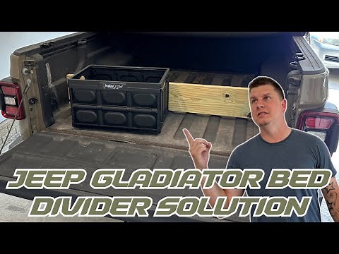 Optimize Your Jeep Gladiator: Truck Bed Divider Solution You Need!
