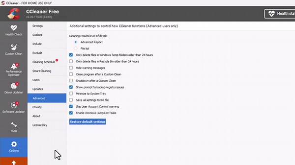 How To Securely Erase Free Space With CCleaner - Full Tutorial