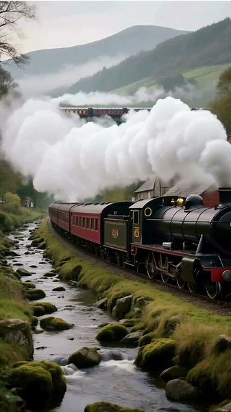 Back To The Future #train #railway #railroad #transportation #travel #steamtrain #future