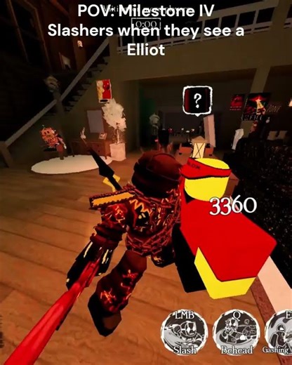 When A Milestone IV Slasher Sees a Elliot 💀#forsaken#memes#roblox#content#gaming#viral#fyp#funny