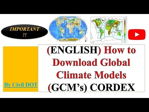 (English) How to download Global Climate Models (GCM,s) CORDEX