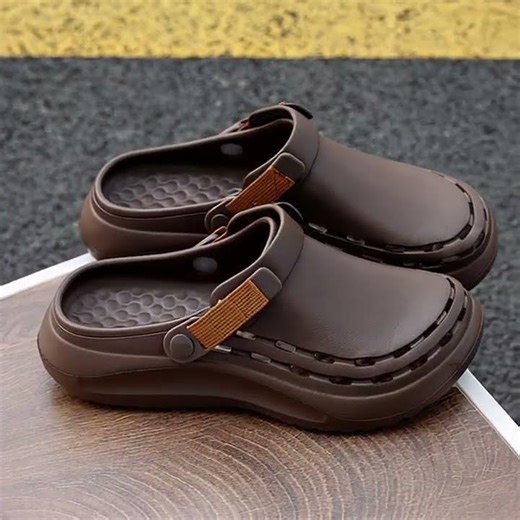 🥿【MEN'S COMFORTABLE SLIP-ON CROCS SHOES】☁️ #shoes #fashion #crocs #sandals