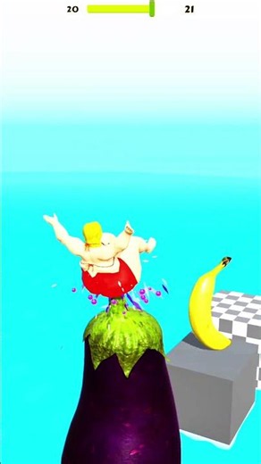 squeezy Girl fun reverse jumping gameplay #fun #shorts