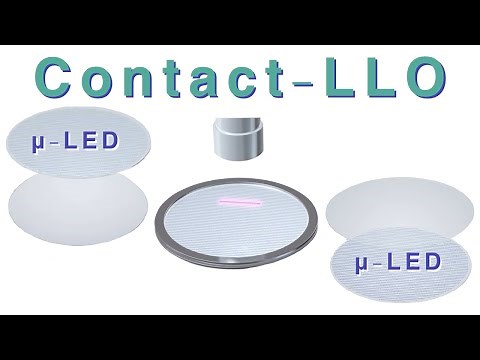 Part 1 Contact-LLO : English Subtitle : Shin-Etsu Micro LED Process Technology