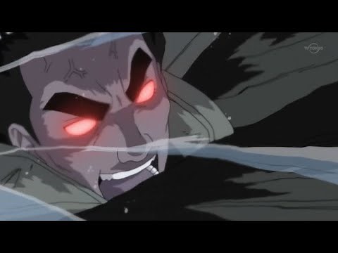 Naruto - Mighty Guy opens the 7th gate. Guy vs Kisame