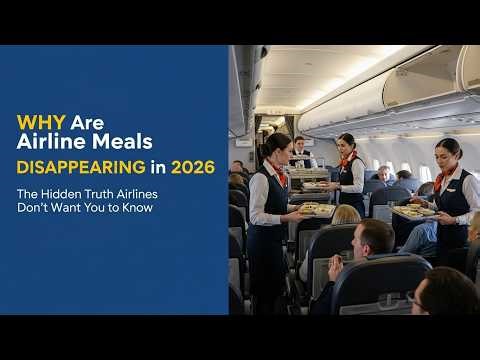 WHY Are Airline Meals DISAPPEARING in 2026 The Hidden Truth Airlines Don’t Want You to Know