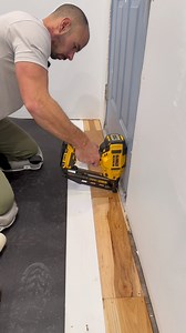 The best way to start hardwood flooring. #remodel #construction #contractor #diy #carpenter #tools #build | CR Carpentry & Remodeling