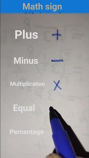 Basic math sign #trending #maths