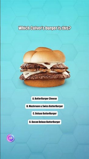 Culver’s burger 🍔