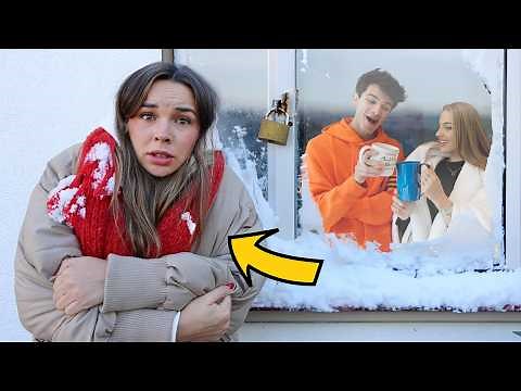 MY FRIENDS LOCKED ME OUTSIDE OVERNIGHT