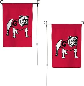 Desert Cactus University of Georgia UG Garden Flag – 19 x 12 Inch Georgia Bulldogs Banner, for Outdoor Display and Events (Design O)