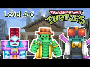 Minecraft Teenage Mutant Ninja Turtles DLC - Gameplay Walkthrough Levels 4-6