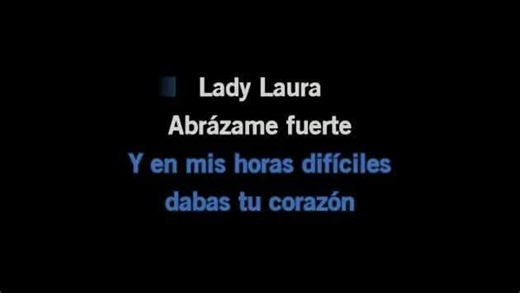 Karaoke Lady Laura (versión en español) - Roberto Carlos - CDG, MP4, KFN - Karaoke Version