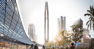 ruler of dubai's fingerprint will form the base of the UAE's second tallest tower