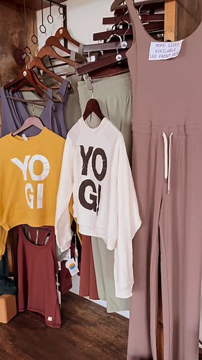 Cozy season just got yogi-approved. 懶律‍♀️ Our new Yogi Sweatshirts...