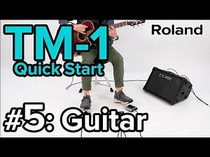 “Using the TM-1 with a Guitar” Roland TM-1 #5