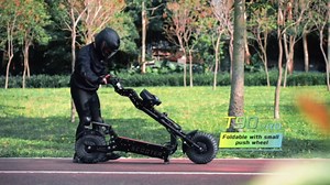 T90 Pro Electric Scooter for Adults, 10000W Dual Motor, 68 MPH Max Speed, 72V Removable Battery, 14" Off-Road Tires 800lbs Max Load, Music Light, Waterproof, 65 Mile Range, Fast E-Scooter