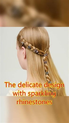Cute Elegance: Mini Crystal Clips #Shorts
