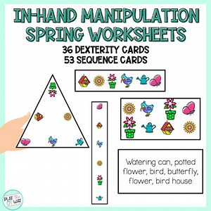 Occupational Therapy Fine Motor Visual Scanning Warm Up Spring Finger Dexterity