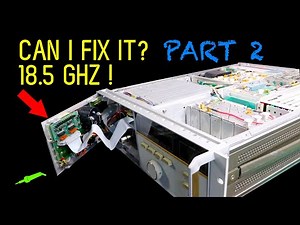 🔴 HP 8672A 18GHz Signal Generator Repair Part 2 - No.1208