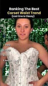 Ranking Best New Corset Waist Trend (part 9) #shorts #best #tiktok #trending