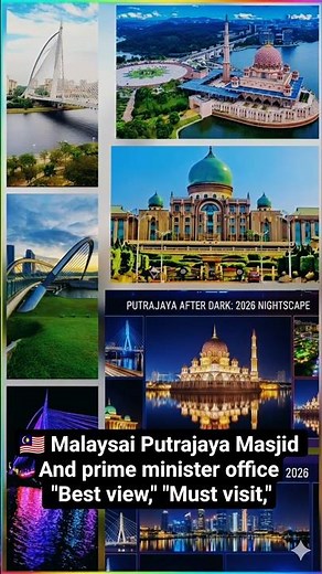 Exploring 🇲🇾Malaysia (Putrajaya) Malaysia’s Futuristic City: Putrajaya 2026 Full Tour! 🕌✨ #malaysia