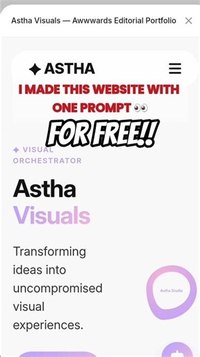 This Free AI Built My Website From One Prompt 🤯