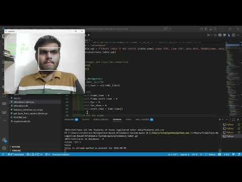 Face Recognition Based Attendance System Using CNN