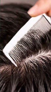 [ASMR] Combing Crown with Fine‑Tooth Metal Comb — highlight arcs bloom like delicate petal | 5s Loop