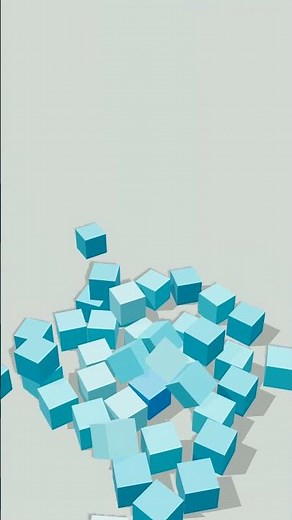 Diamond Crystal Explosion - Voxel Block Collapse Animation