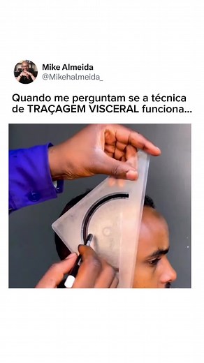 Como funciona a traçagem visceral no cabelinho na régua